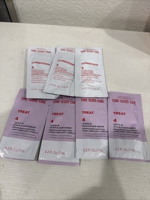 3 Revlon COLORSILK After-Color Conditioner 0.4oz  & 4 TREAT 0.2oz Packets New