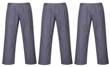 Mens Grey Portwest FR36 Bizflame Pro Work Trousers Size: Small W30-32"  3x Pairs