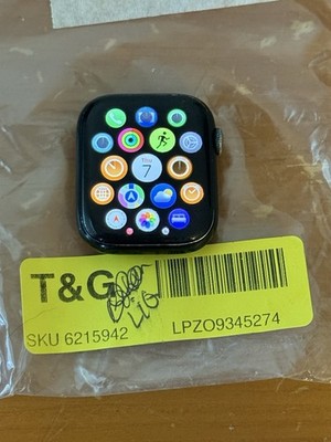 Apple Watch Nike Series 7 45mm Midnight Aluminum Case Face Only