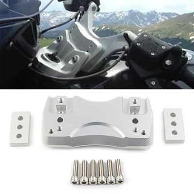 CNC Motorcycle Handle bar Clamp Handlebar Riser Adapter FITS BMW K1200GT K1300GT