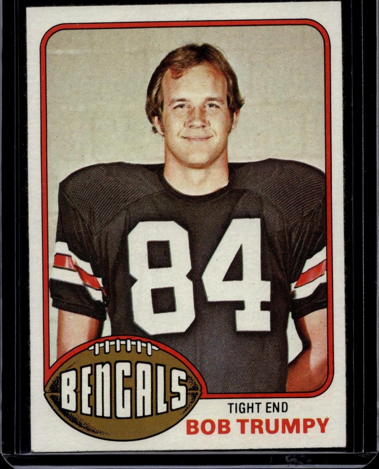 1976 Topps Football #215 Bob Trumpy, Ex, Cincinnati Bengals, C