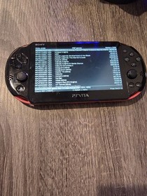 PS Vita PCH-2000 Slim/black/games Installed/m/o/d/d/e/d /128gb SD Card