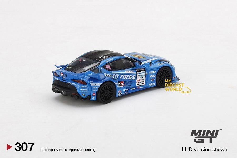1/64 MINI GT MIJO HKS TOYOTA GR SUPRA #77 FAT FIVE RACING