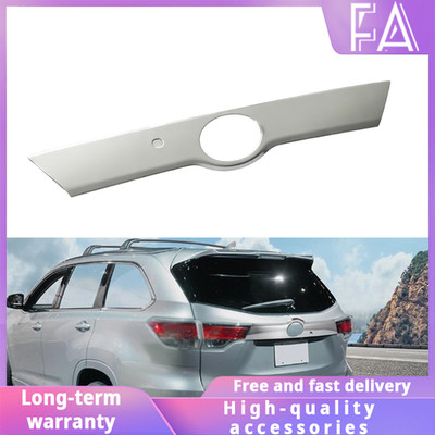 NEW For 14-19 Toyota Highlander Mirror Chrome ABS Rear Trunk Streamer Cover Trim
