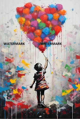 BALLOON GIRL BANKSY CANVAS WALL ART CANVAS PRINT ARTWORK GRAFFITI