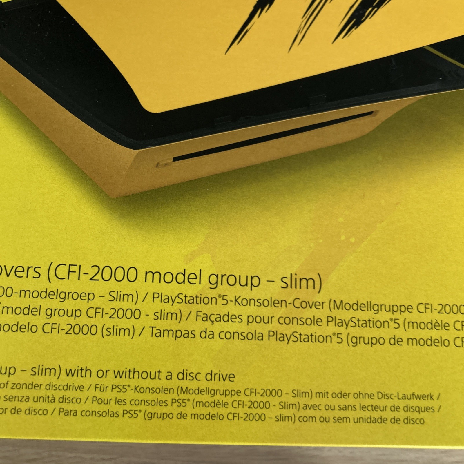 PlayStation 5 Wolverine Giallo Slim Cover Nuova foto 3
