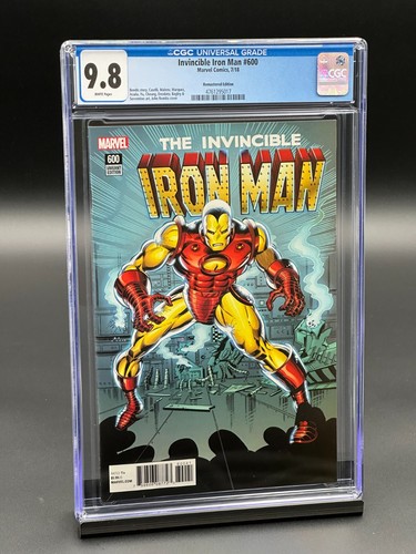 Invincible Iron Man #600 CGC 9.8 (2018) - Romita Remastered Edition 1:500