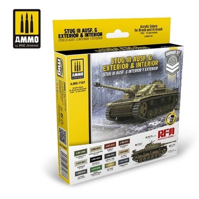 Mig Jimenez A.MIG-7187 StuG III Ausf. G Exterior & Interior - 17 ml Paint Bottle