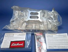 Edelbrock 2701 Sbc Performer Eps Aluminum Intake Small Block Chevy 305 327 350 Edelbrock 2701 Sbc Performer Eps Aluminum Intake Small Block Chevy 305 327 350