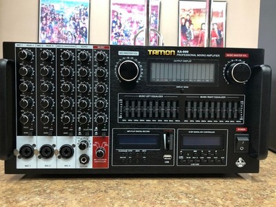 TAMON 9000W Karaoke Mixer Amplifier w/ Digital Dual Echo & Anti