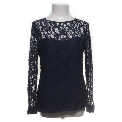 Custommade, Bluse, Größe: 36, Eve, Blau, Baumwolle/Polyamid/Seide/Viskose #U1T