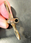 Ansonia Clock Co. Vintage Double Sided Old Brass Key — photo 4