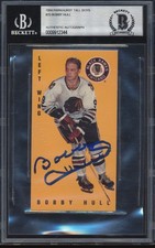 Bobby Hull 1994 Parkhurst Hockey Tall Boy #25 Signed Autographed Beckett BAS