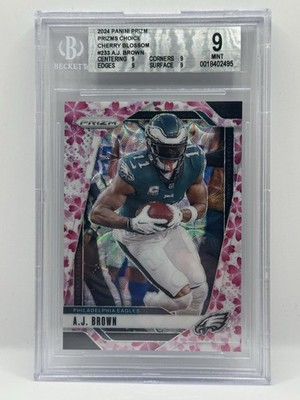 2024 Panini Prizm - A.J. Brown #233 Cherry Blossom Choice Prizm /15 SSP