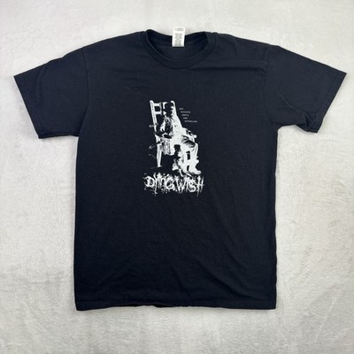 Dying Wish Say Goodbye Until The Afterlife Black SS Band Graphic Shirt Men's Med