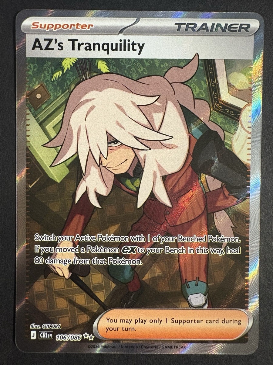 Pokémon TCG - AZ's Tranquility - Chaos Rising - Full Art #106/086