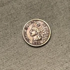 1883 Indian Head Cent 1c Higher Grade XF - AU HR