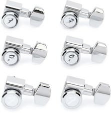 Fender Stratocaster/Telecaster Locking Tuning Machine Set - Chrome