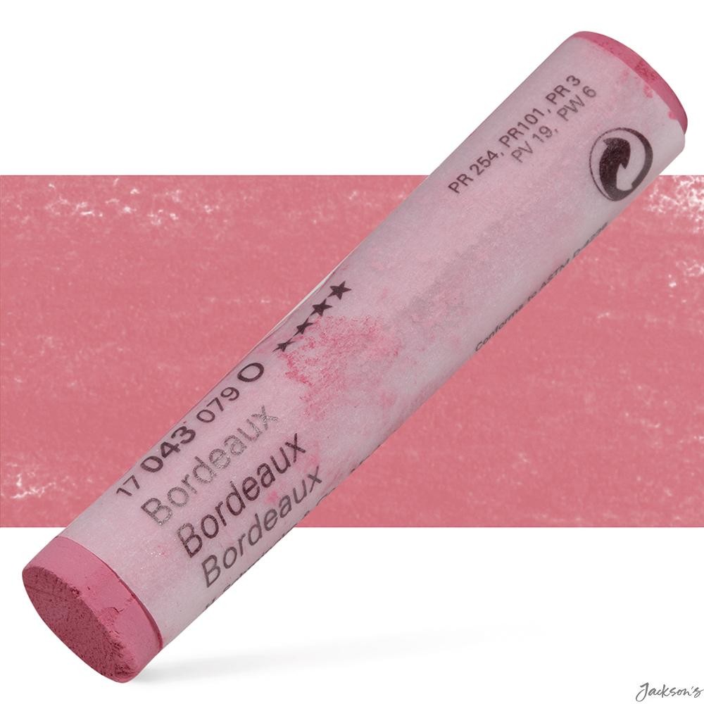 Schmincke Soft Pastel Stick Pigment Bordeaux 43O For Fine Art Drawing