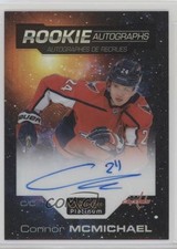 2020-21 O-Pee-Chee Platinum Rookie Cosmic 36/75 Connor McMichael #R-CM Auto 3ir