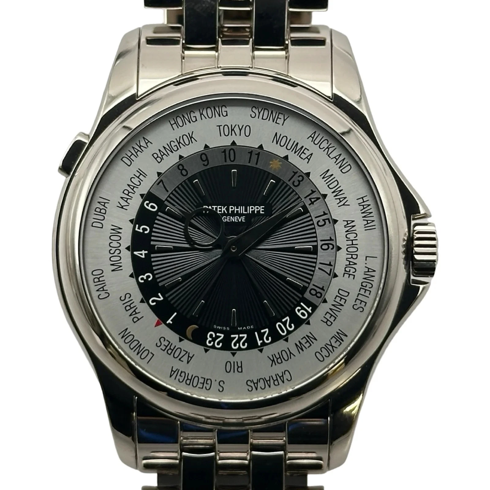 Patek Philippe — PATEK PHILIPPE 5130/1G-010 40mm WG Black Dial Automatic Watch 2016 #OKW651