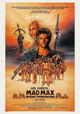 Warner Bros Mad Max Beyond Thunderdome Poster 42 cm x 297 mm Reprint Edition