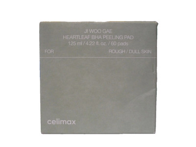 CELIMAX JI WOO GAE HEARTLEAF BHA PEELING PAD 60 PADS 4.22 fl oz/125 ml