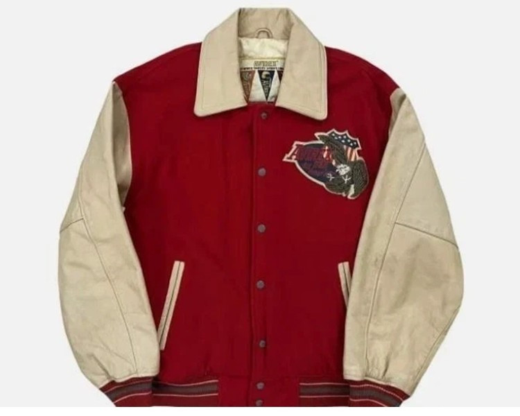 Avirex Vintage USA The Holy Grail Varsity Red Real Cowhide New Leather Jacket