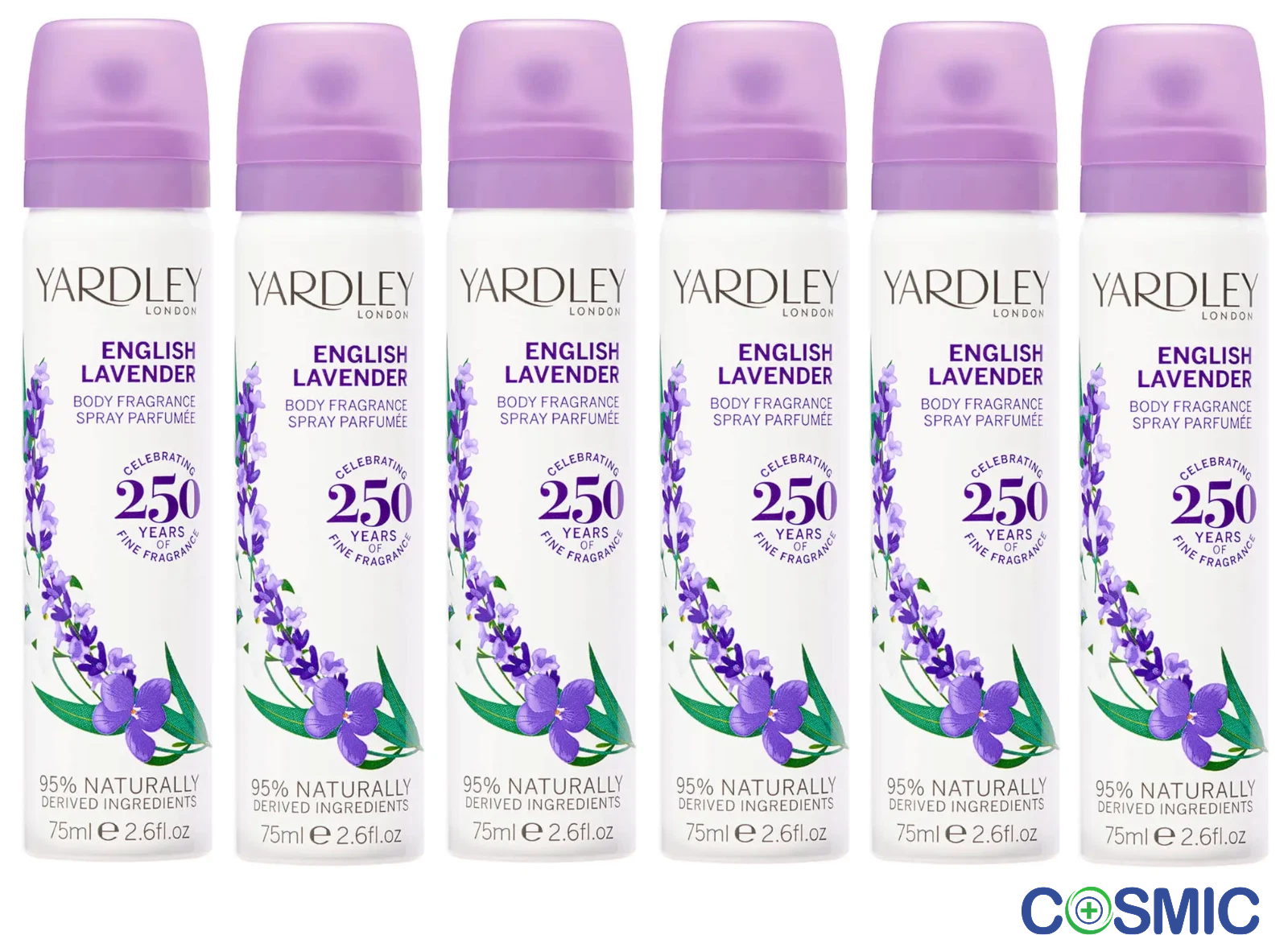 Yardley Lavender English 75Ml Deodorant Body Spray For Her - Image 12