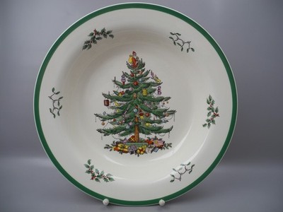 Spode Schüssel Christmas Tree Christbaum Weihnachten England Teller Geschenke