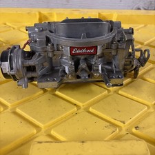 Like New Edelbrock Carb 750cfm 1411 W Elec Choke Mopar Ford Chevy 4bbl Sq Bore Like New Edelbrock Carb 750cfm 1411 W Elec Choke Mopar Ford Chevy 4bbl Sq Bore