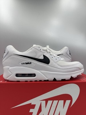 Nike Air Max 90 White Black DH8010-001 Size 10 Women | eBay