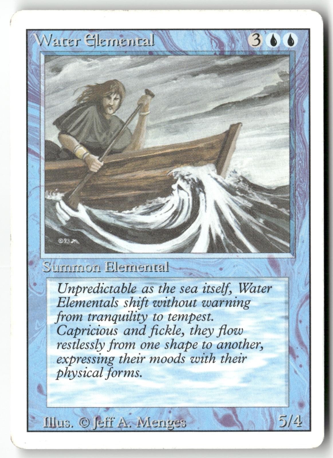 Water Elemental Magic: The Gathering Revised Edition 1994
