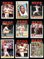 1986 Topps Cincinnati Reds Team Set 8 - NM/MT 7180569