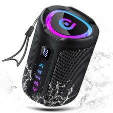 Bluetooth Speaker, 2026 Portable Wireless Speakers with Led Light, Bluetooth ...