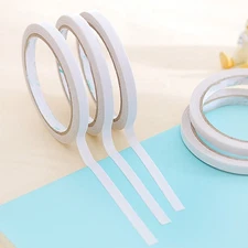 6 PCS Tape Double Sided Craft Thin Adhesive Transparent Double-sided