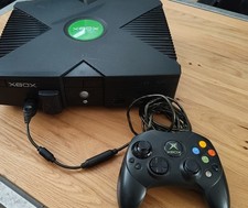 Microsoft Original Xbox Black Console With Controller Working