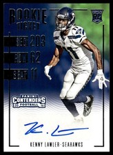 2016 Panini Contenders Kenny Lawler RC Auto Seattle Seahawks #221