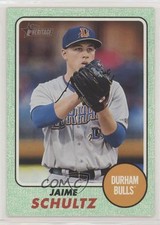 2017 Topps Heritage Minor League Edition Green 35/50 Jaime Schultz #141 01wi