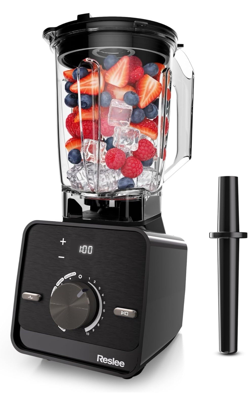 1400W Commercial Blender 30k RPM 10SPD 56oz Tritan Pitcher Smoothie Soups Ice