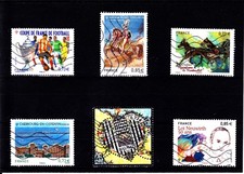 N° 5145/5157/5158/5163/5118/5121 - OBL - année 2017 - lot 8