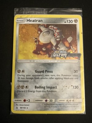 Pokémon TCG Heatran SM96 Sun & Moon Ultra Prism