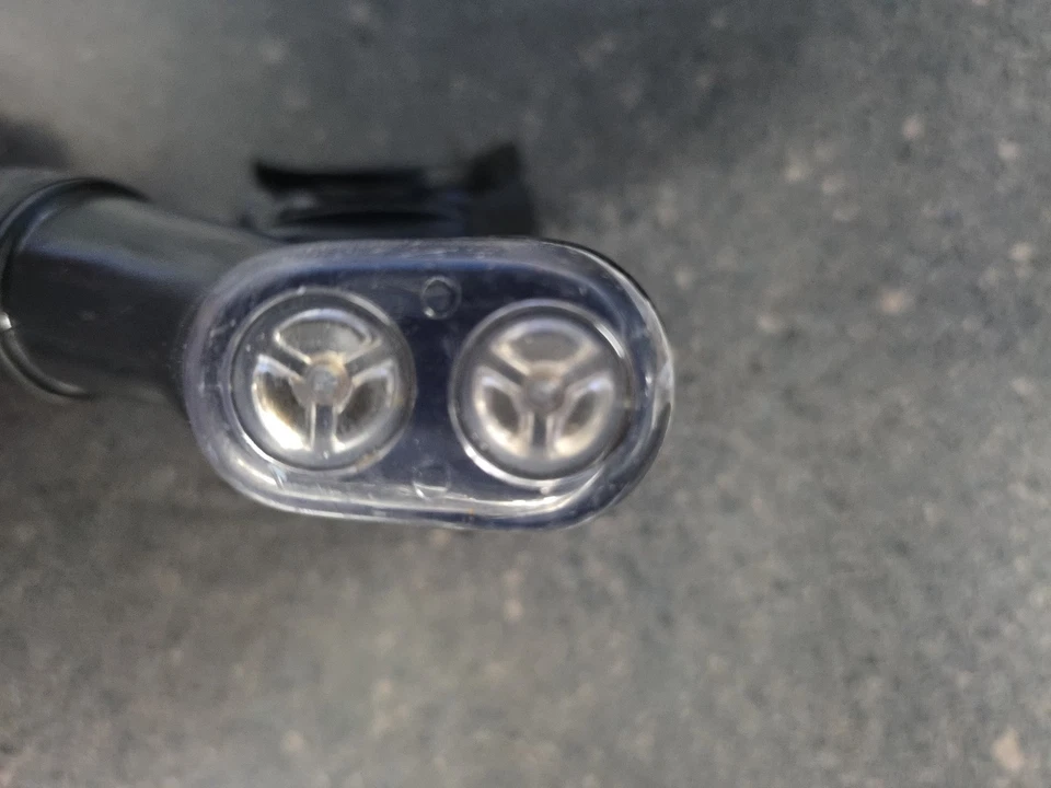 Deep See Adult Black Flexstream Snorkel Pre-owned Lightly Ocean Swimming Breathe - Image 3 of 4