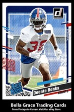 2023 Donruss Deonte Banks #376 New York Giants Rated  Rookie