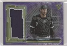 2020 Topps Triple Threads Single Jumbo Relics Amethyst 23/27 Yasmani Grandal i8n