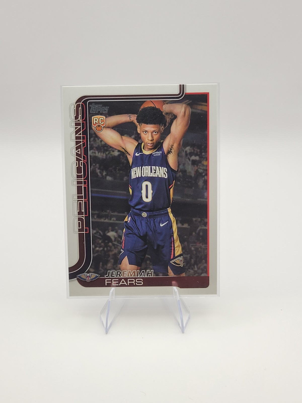 2025-26 Topps NBA Jeremiah Fears RC Rookie Card #207 Pelicans