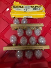 Vintage Full 12 Pack Dura Flash Press Flash 5 Midget Bulbs Original Box