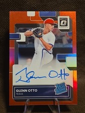 2022 Panini Donruss Optic Rated Rookie Glenn Otto #RRS-GO (AU)  Red Prizm 30/60