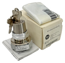 Allen Bradley 800T-J42 /U 30mm Selector Switch 800T PB 3-Position Cylinder Lock