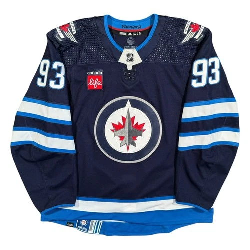 Mark Liwiski Winnipeg Jets 2022/23 Game Worn/Issued NHL Adidas Jersey